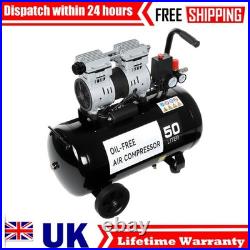 Silent Air Compressor Low Noise 50 Litre Oil Free 220V/ 50HZ 1600RPM Best New