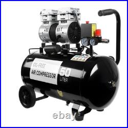 Silent Air Compressor Low Noise 50 Litre Oil Free 220V/ 50HZ 1600RPM Brand