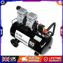 Silent Air Compressor Low Noise 50 Litre Oil Free 220V/ 50HZ 1600RPM BrandNew