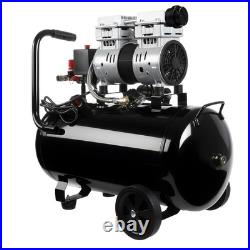Silent Air Compressor Low Noise 50 Litre Oil Free 220V/ 50HZ 1600RPM UK