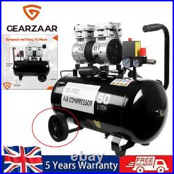 Silent Air Compressor Low Noise 50 Litre Oil Free 5.2 CFM 8 BAR 220V 1600RPM UK Silent Air Compressor Low Noise 50 Litre Oil Free 5.2 CFM 8 BAR 220V 1600RPM UK