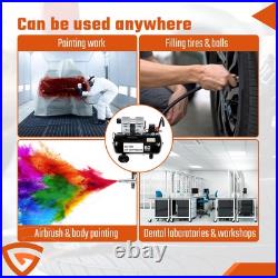 Silent Air Compressor Low Noise 50 Litre Oil Free 5.2 CFM 8 BAR 220V 1600RPM UK Silent Air Compressor Low Noise 50 Litre Oil Free 5.2 CFM 8 BAR 220V 1600RPM UK