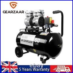 Silent Air Compressor Low Noise 50 Litre Oil Free 50HZ 1600RPM BrandNew New