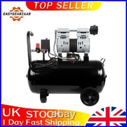 Silent Air Compressor Low Noise 50 Litre Oil Free 50HZ 1600RPM BrandNew UK New