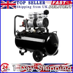 Silent Air Compressor Oil Free 900W 50 Litre Black Tank Gearzaar MPN