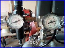 Silent air compressor 24 litre capacity 240 volt 115 PSI good working order