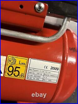 Snap On Tools 24L Litre Compressor 240v 2.0HP Red Oil Lubricated 8 / 116 Bar/psi