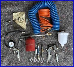 Stanley Air Compressor, with lines and tools, 24 Litre, 1.5 HP, 8 Bar Pressure