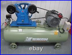 Swan air compressor 155 litre with new Clarke Replacement 23cfm pump runs lovely