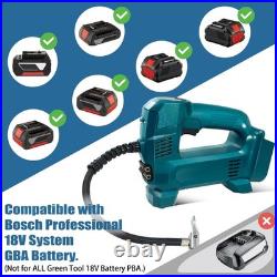 TPDL Wireless Car Compressor for Bosch 18V Battery, Auto Shut-Off, 150PSI