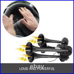 Train Air Horn Kit 150DB 4 Trumpet With 6 Liter Tank 12V For Car RV Boat New Train Air Horn Kit 150DB 4 Trumpet With 6 Liter Tank 12V For Car RV Boat New