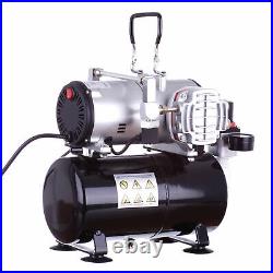 Twin Piston Air Compressor with 3.5 litre Receiver Tank Oil-free Airbrush