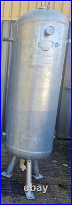 Used 1000L Litres Galvanised Vertical Tank Air Receiver Compressor Galvanized Used 1000L Litres Galvanised Vertical Tank Air Receiver Compressor Galvanized