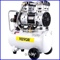VEVOR 30L Litre 1.5HP 1100W Direct Drive Silent Oil Free Air Compressor 7.1CFM