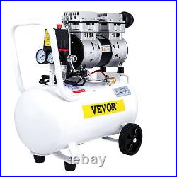 VEVOR 30L Litre Air Compressor Silent 850w 1.1HP 115PSI 8BAR Oil-Free Portable