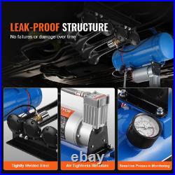 VEVOR Air Compressor 4 Trumpet With 6 Liter Tank 12V For Train Horn Kit 150PSI