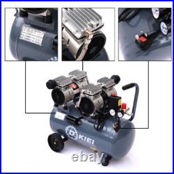 Wheeled 50L Litre Air Compressor 220V Low Noise 3.5HP 9.6CFM Oil Free Machine UK Wheeled 50L Litre Air Compressor 220V Low Noise 3.5HP 9.6CFM Oil Free Machine UK