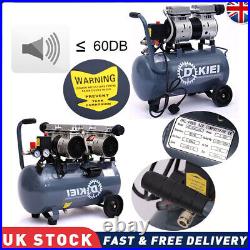 Wheels Compressor Oilless Silent Air Compressor 25Litre 2.5HP 8Bar PRO Portable