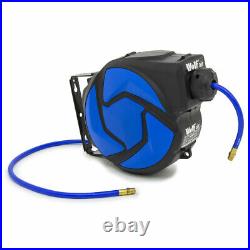 Wolf Air Compressor 24 Litre 2.5hp 8bar 9.6cfm 24L Ltr + 10m Reel Tools Brush