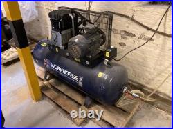 Workhorse Fiac WRN5.5HP 200 Litre 400V Three Phase Belt Driven Air Compressor